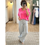 PULL ROSE COL V MOHAIR
