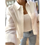 chemise coton blanc structuré