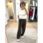 PANTALON LARGE CHOCOLAT