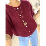 GILET MANCHES COURTES BORDEAUX