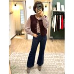 GILET SANS MANCHE BORDEAUX