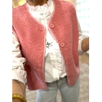 gilet rose sherpa