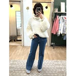 pull doux ecru hiver