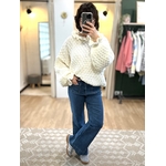 pull oversize ecru femme