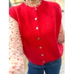 GILET SANS MANCHE ROUGE