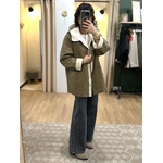 parka femme taupe