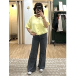 GILET MANCHES COURTES JAUNE