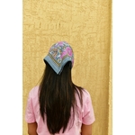 PETIT FOULARD BYZANTINE ANI BLEU 3