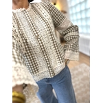 blouse kaki à carreaux