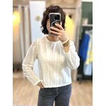 blouse courte brodée