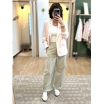 pantalon ballon beige