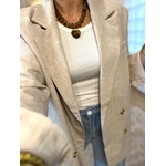 VESTE BEIGE OVERSIZE