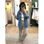 VESTE EN JEAN COL VICTORIEN