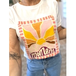 tee-shirt blanc imprimé