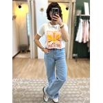 tee-shirt blanc soleil