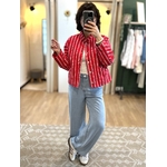 BLOUSON ROUGE FEMME