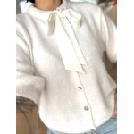 GILET BLANC ANGORA