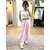 PANTALON ROSE A PINCES