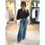 JEAN WIDE LEG BLEU MAYEN