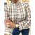 blouse coton imprimé chocolat bleu