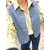 gilet sans manches bleu femme