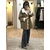 parka femme taupe