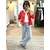 GILET ROUGE FEMME