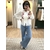 blouse blanche brodée
