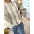 blouse kaki à carreaux