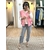 jean boyfriend gris