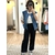 VESTE EN JEAN SANS MANCHES