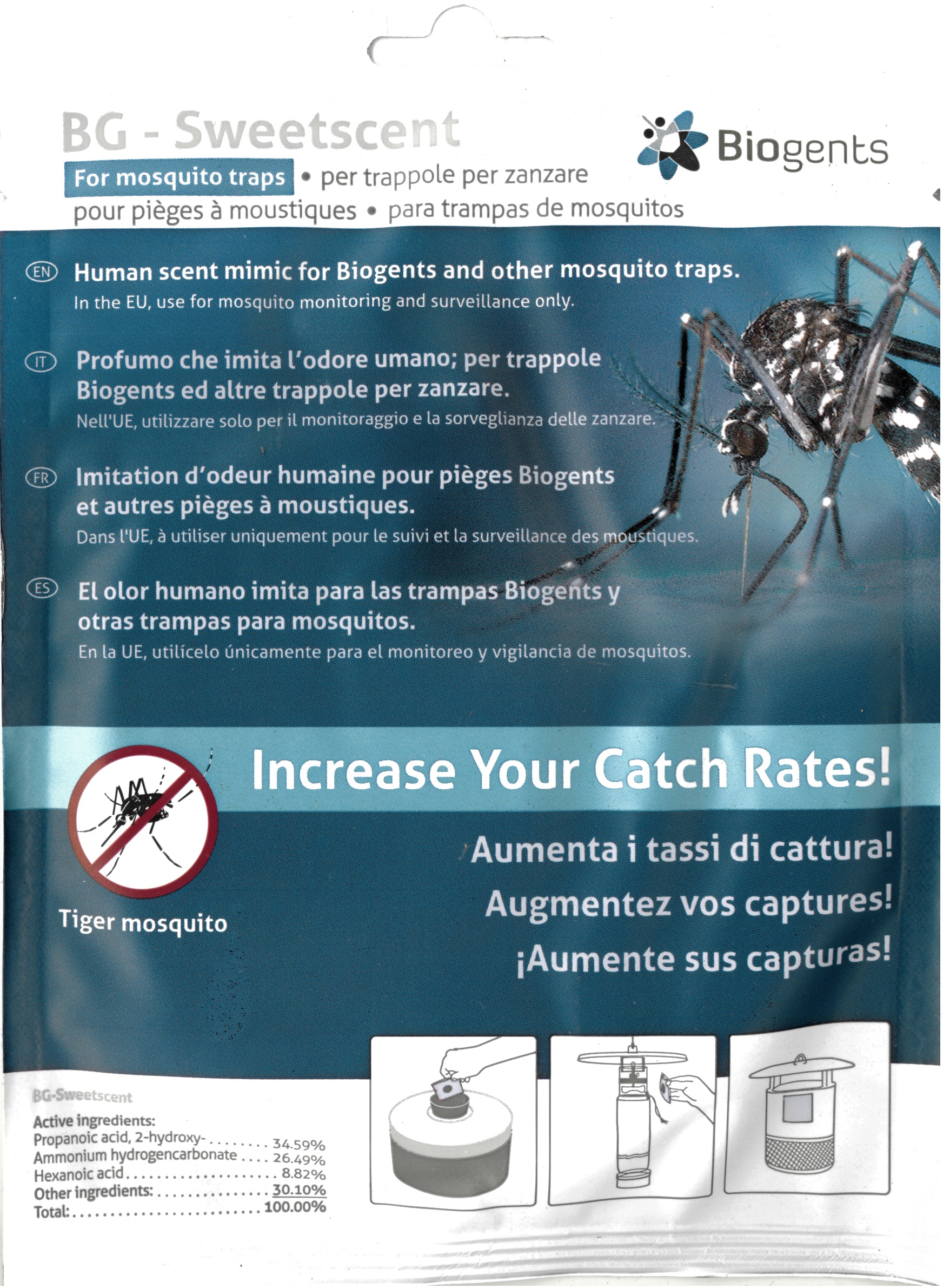Regarge Piège BIOGENT 001
