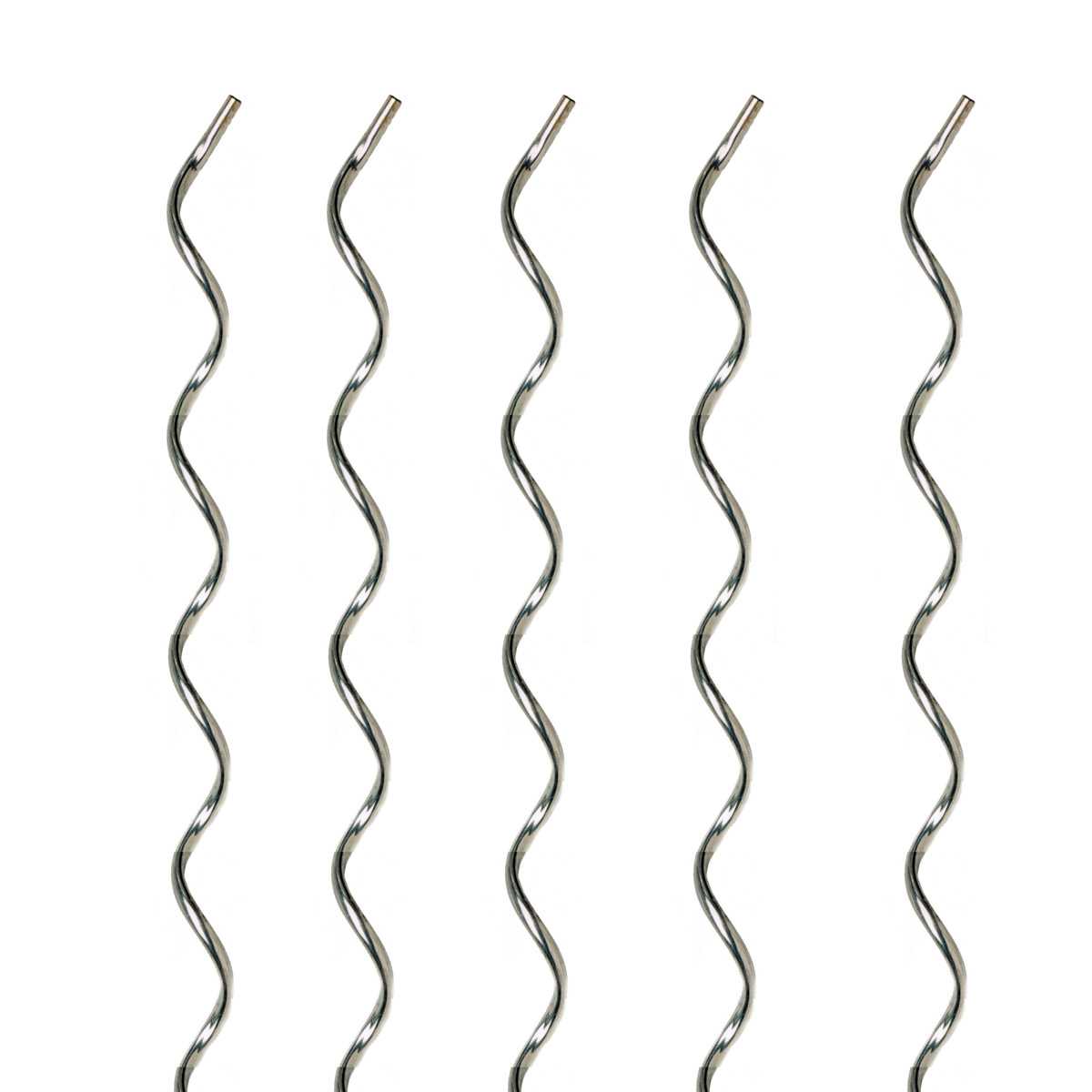10 Tuteurs En Spirale Galvanisés 150 Cm - Pour Tomates, Plantes Et Arbustes - Résistants Aux Intempéries