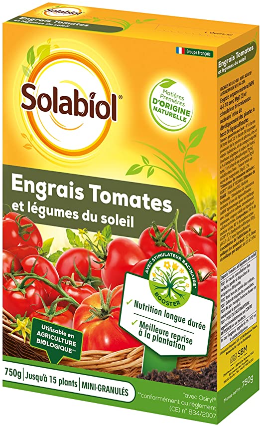engrais tomates solabiol 750 gr lajardineriedepessicart