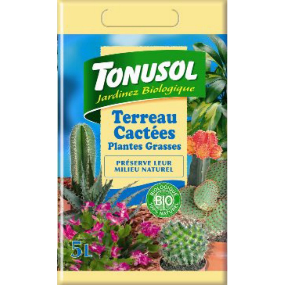 tonusol substrat cactus et plantes grasses uab  - La jardinerie de pessicart nice - Livraison a domicile nice 06 plantes vertes terres terreaux jardinage arbres cactus