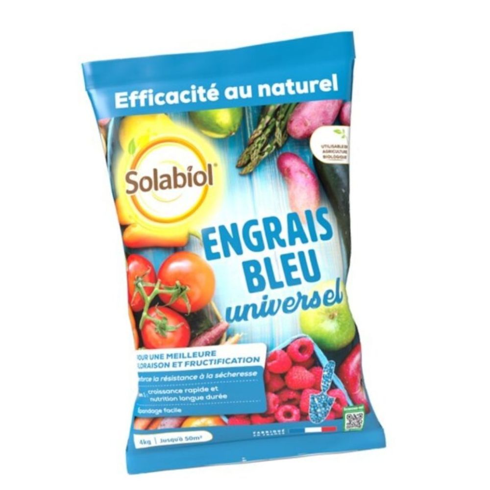 Engrais bleu 4 Kg Solabiol- la jardinerie de pessicart nice 06 (1)