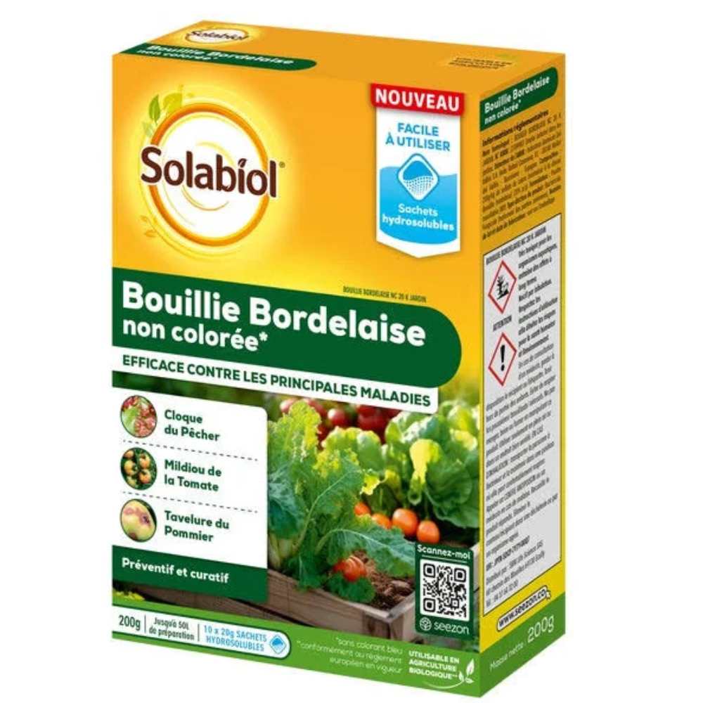 Bouillie bordelaise non colorée 200 gr sachets hydrosolubles
