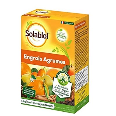 engrais agrumes 1.5kg solabio-la jardinerie de pessicart 06100 Nice