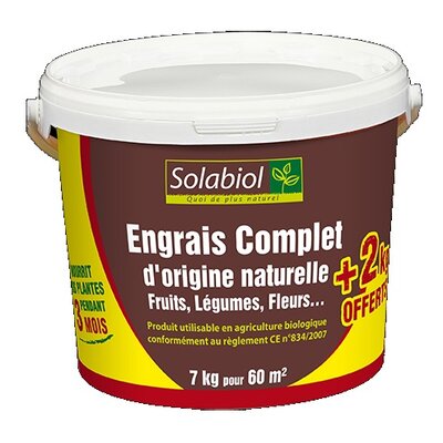 engrais complet solabiol 7kg