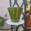 Pot Ø 12 cm Hauteur 11 cm - vert - la jardinerie de pessicart nice 06