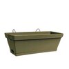 JARDINIÈRE AVEC SUPPORT ET PLATEAU taupe la jardinerie de Pessicart Nice 06100
