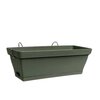 JARDINIÈRE AVEC SUPPORT ET PLATEAU anthracite la jardinerie de Pessicart Nice 06100