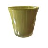 Cache pot vert- H 14 cm - D 12.5_la jardinerie de pessicart nice 06 LIVRAISON GRATUITE