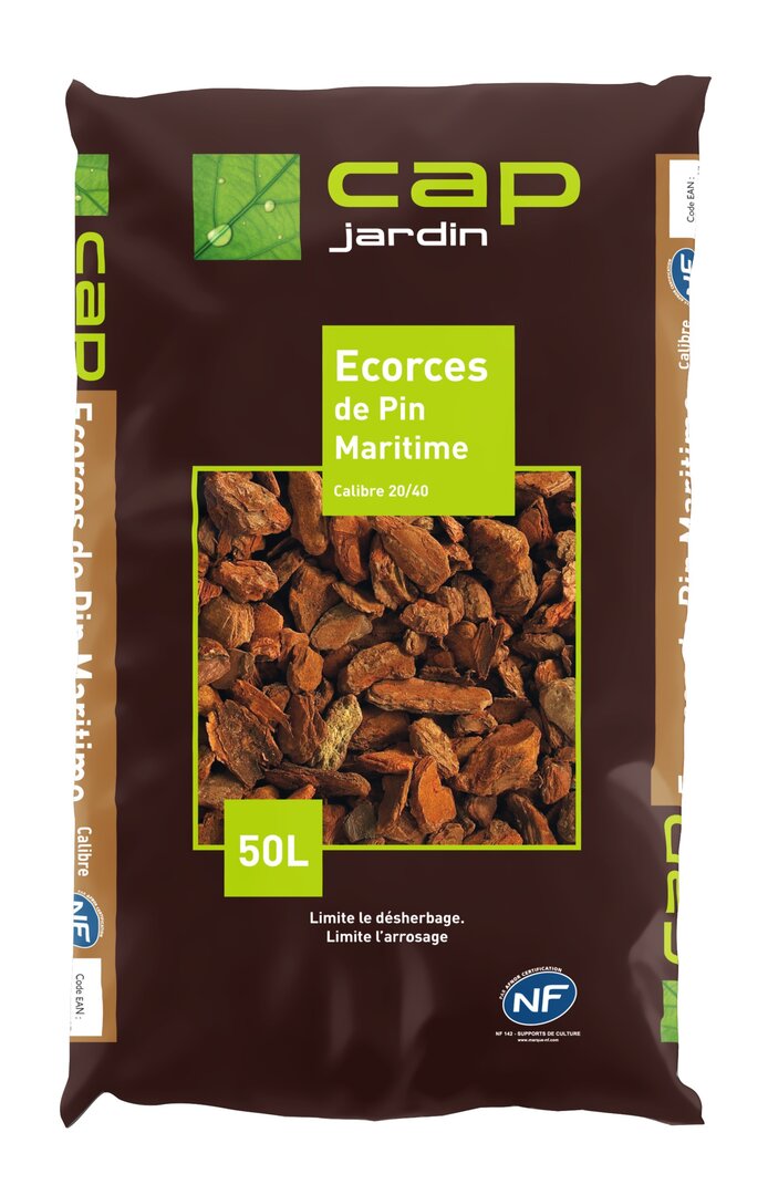 Écorce De Pin Rouge Portugaise 20/40 Mm - 60 L (≈13 Kg) - Paillage Naturel & Substrat Orchidées