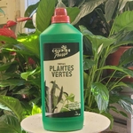 Engrais liquide plantes vertes Coup de pousse utilisable en agriculture biologique. 1 litre NPK 4-0-6.4 _la jardinerie de Pessicart Nice 06100 (1)