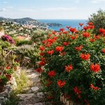 Tecomaria capensis red - Chèvrefeuille du Cap_la jardinerie de pessicart nice 06 LIVRAISON GRATUITE