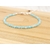 bracelet de perle Amazonite naturelle argent ou gold filled