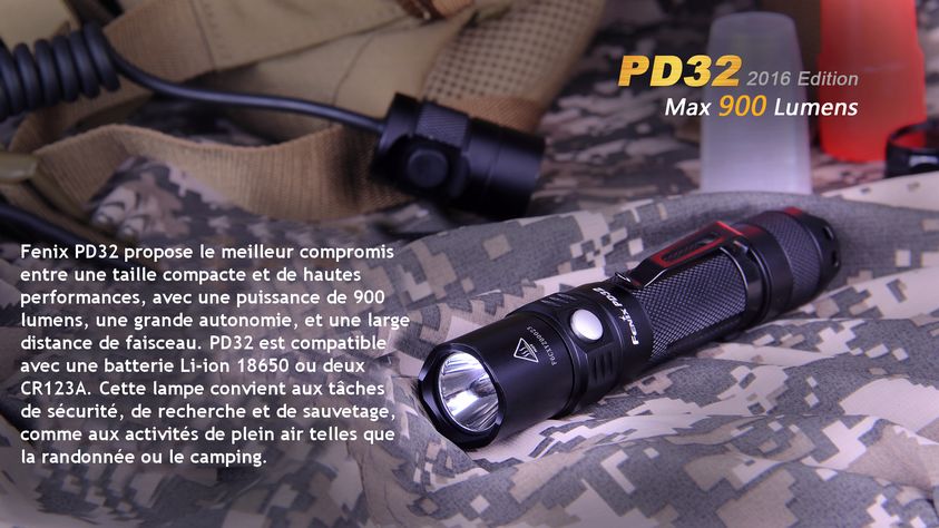 PD32  lampe tactique