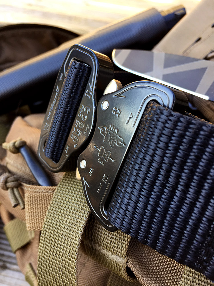 BLAKLIST TACTICAL BELT WITH COBRA BUCKLE