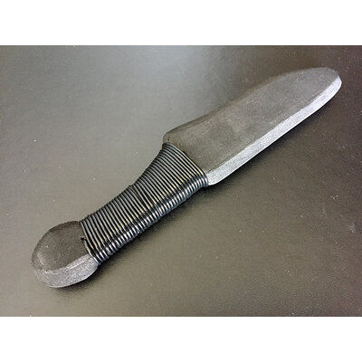couteau bois mousse